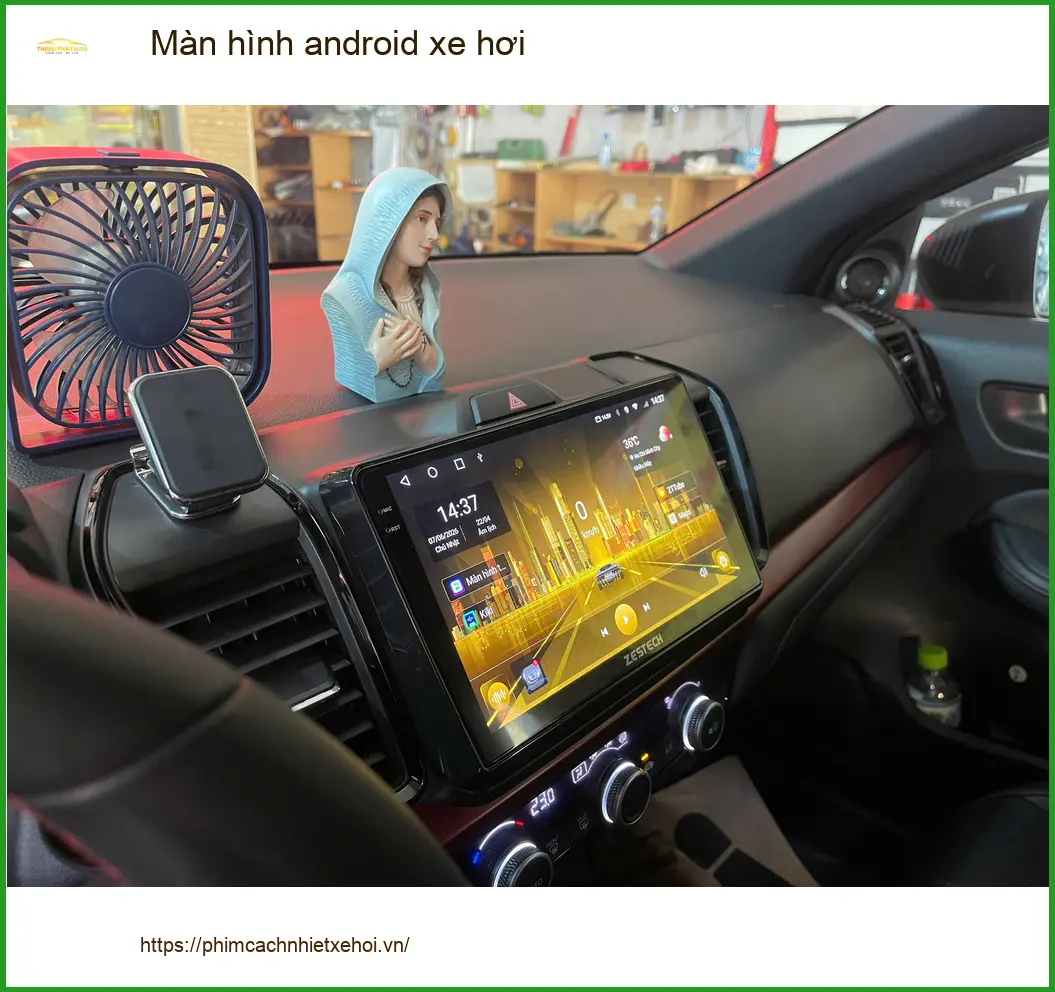 Anh Tân nâng cấp màn hình Android xe hơi cho Hyundai Accent ở Quận 2 ảnh thực tế 3