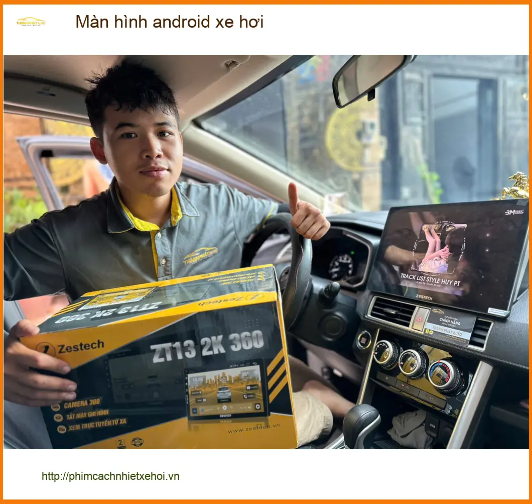 Anh Khang lắp màn hình android xe hơi cho Attrage tại Quận 5 ảnh thực tế 4