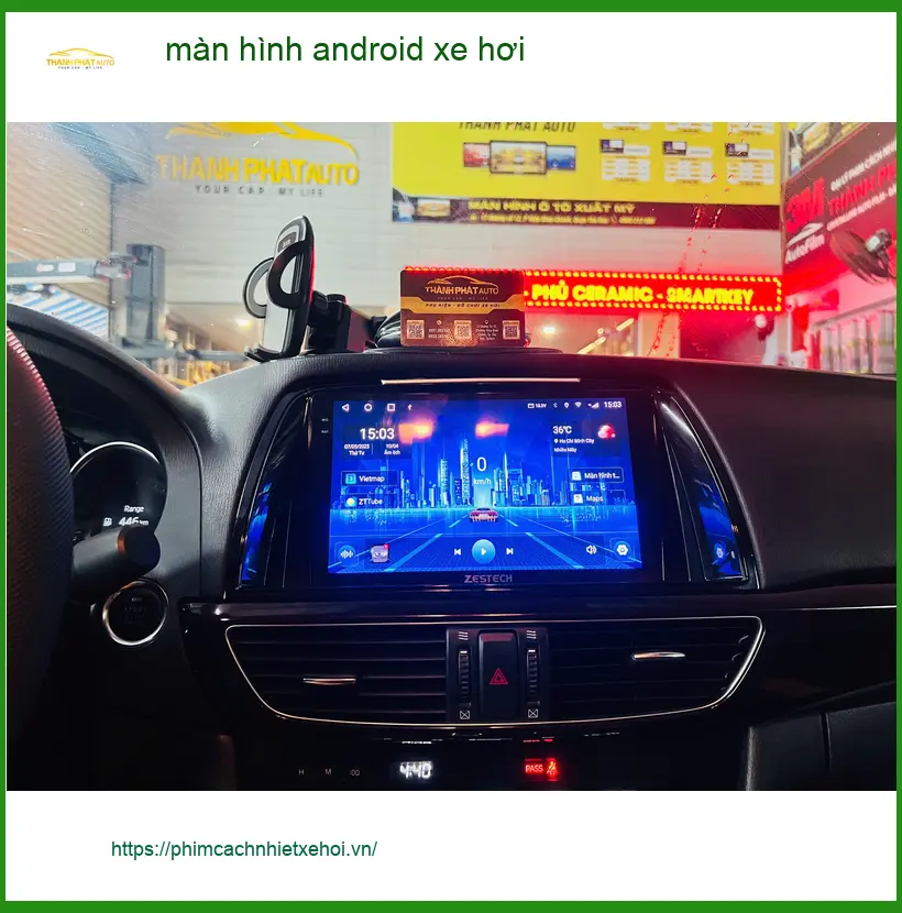 Anh Khải lắp màn hình Android xe hơi cho Honda CRV tại Quận 9 vì màn zin thiếu tính năng