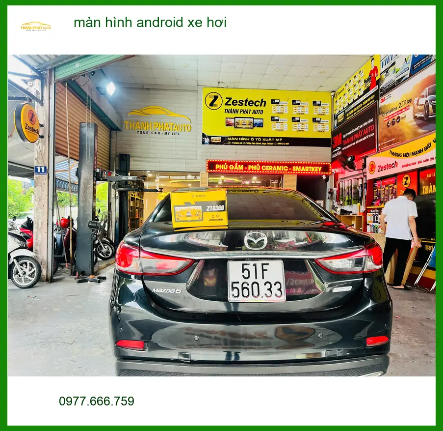 Anh Khải lắp màn hình Android xe hơi cho Honda CRV tại Quận 9 vì màn zin thiếu tính năng ảnh thực tế 2