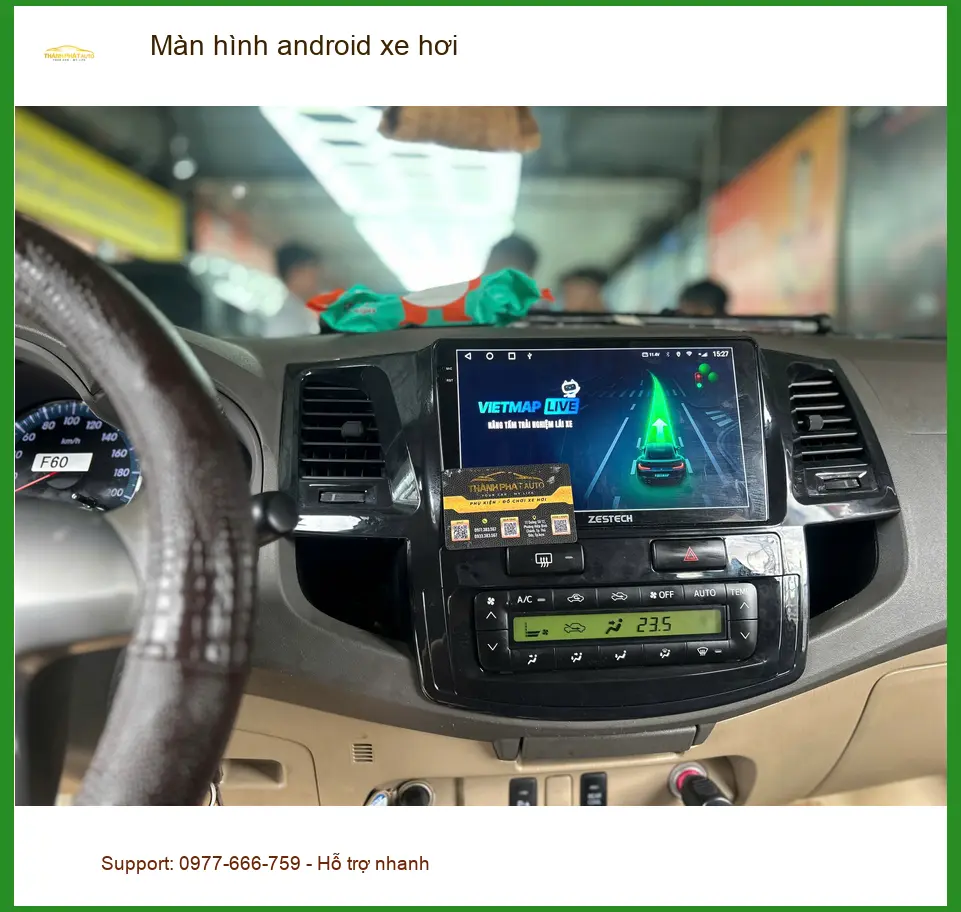 Anh Dũng lắp màn hình android xe hơi Honda CRV tại Quận 9 để trải nghiệm giải trí ảnh thực tế 4