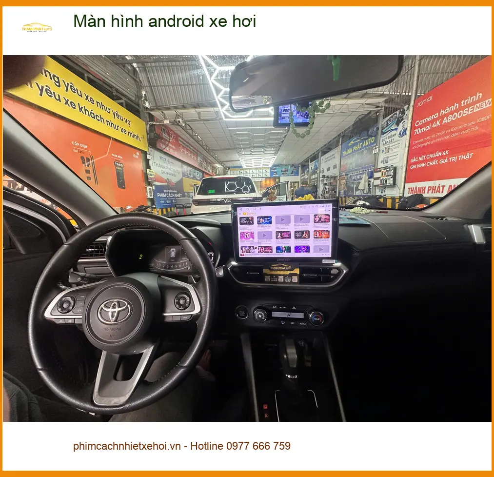 Anh Tuấn Anh lắp màn hình Android xe hơi Hyundai SantaFe tại Quận 8