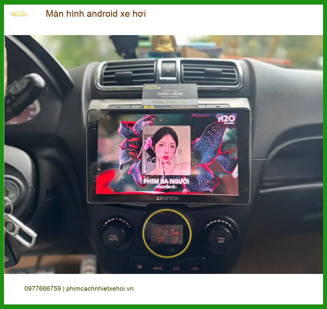 Anh Cường nâng cấp màn hình Android Toyota Fortuner tại Gò Vấp