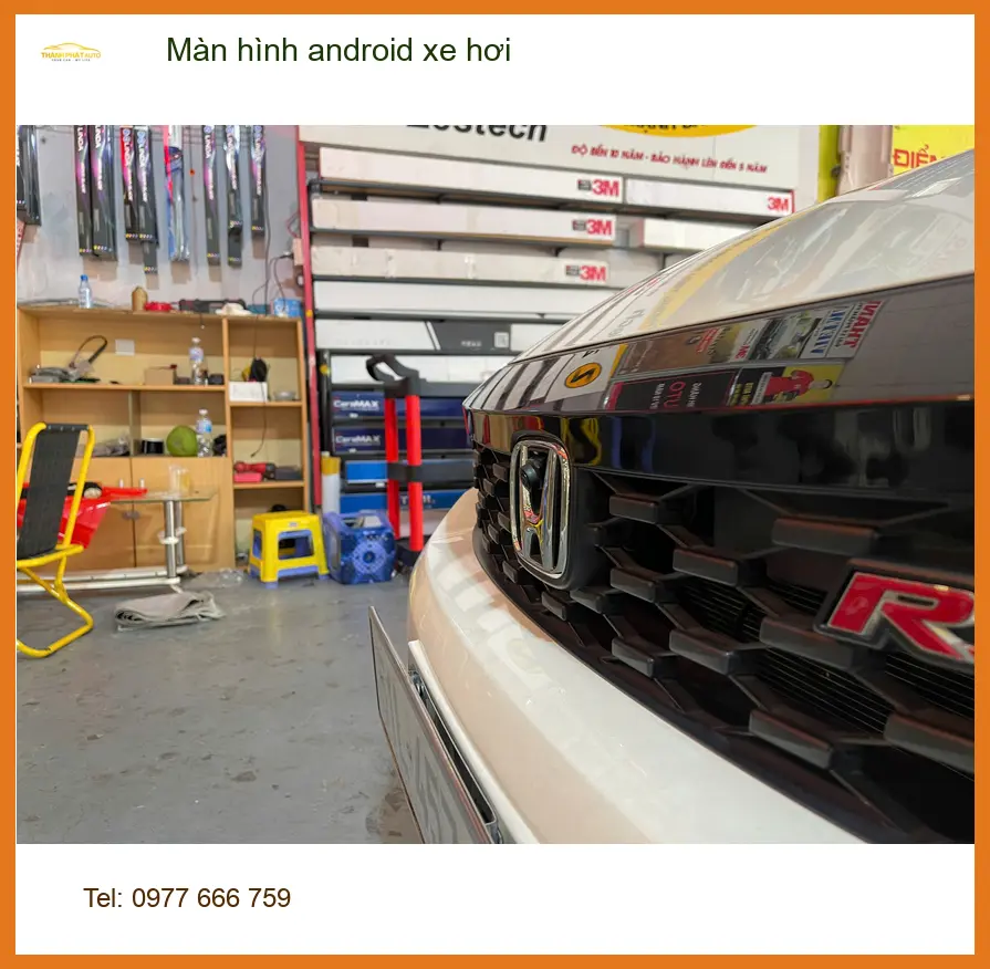 Chị Thanh nâng cấp màn hình Android xe Hyundai Accent tại Quận Bình Thạnh