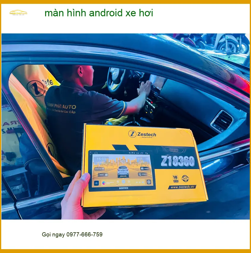 Chị Mai lắp màn hình Android cho Mazda CX-5 tại Quận 4, trải nghiệm công nghệ ảnh thực tế 2