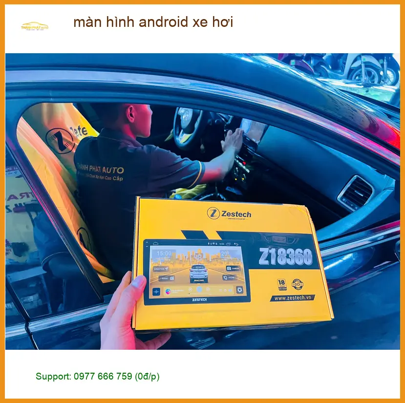 Chị Thảo lắp màn hình Android xe hơi cho Ford Everest tại Quận 2 ảnh thực tế 3