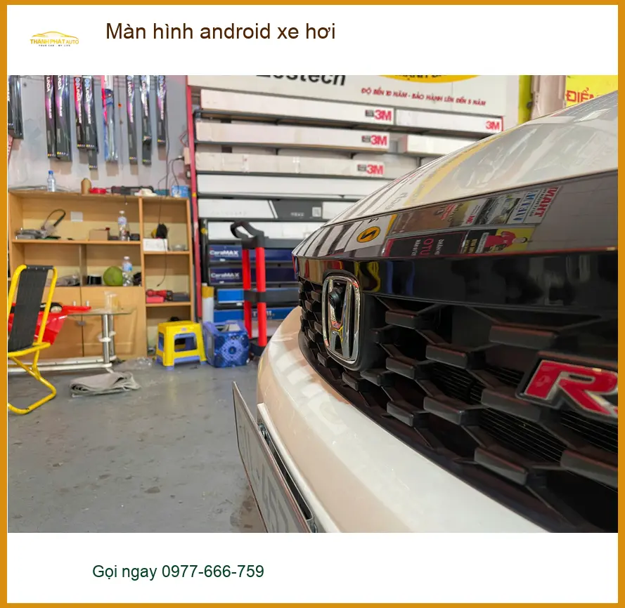 Chú Cường nâng cấp màn hình android xe hơi Hyundai Accent Quận 6 vì màn zin lỗi thời ảnh thực tế 2