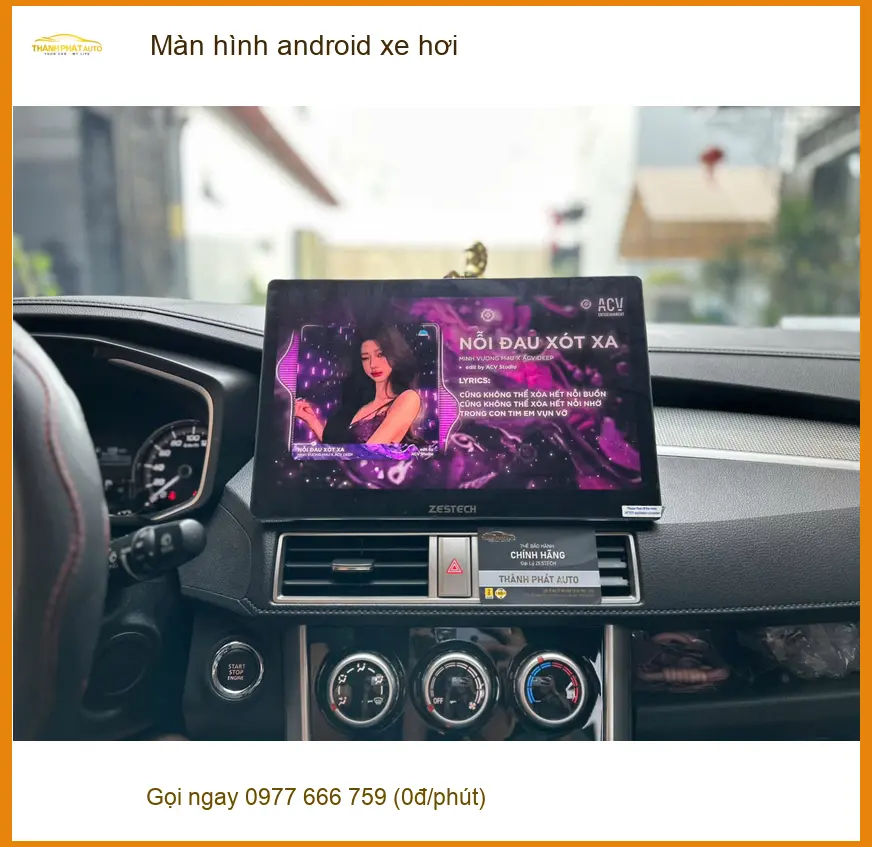 Chị Thảo lắp màn hình Android xe hơi Hyundai Accent tại Quận 4 cho kịp chuyến đi công tác ảnh thực tế 2