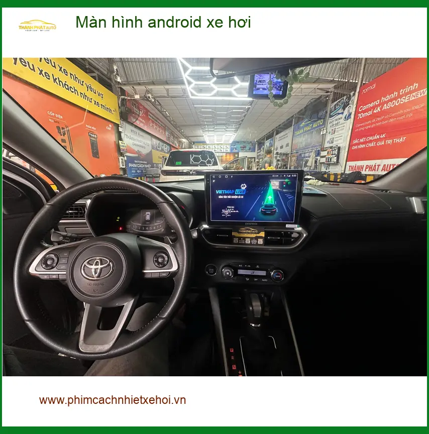 Anh Khang nâng cấp màn hình Android cho Accent tại Quận 11 vì màn zin hạn chế