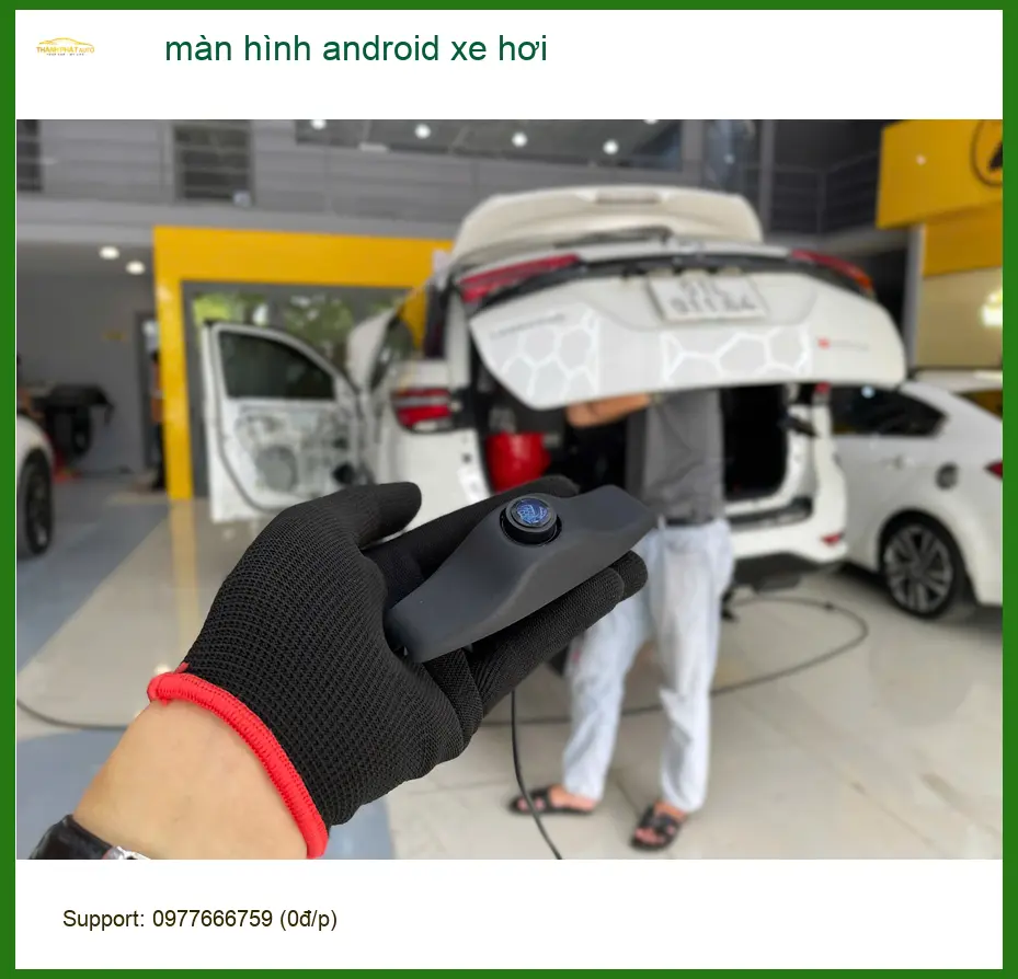 Chú Phước nâng cấp màn hình android Hyundai Santa Fe tại Quận Tân Phú ảnh thực tế 2