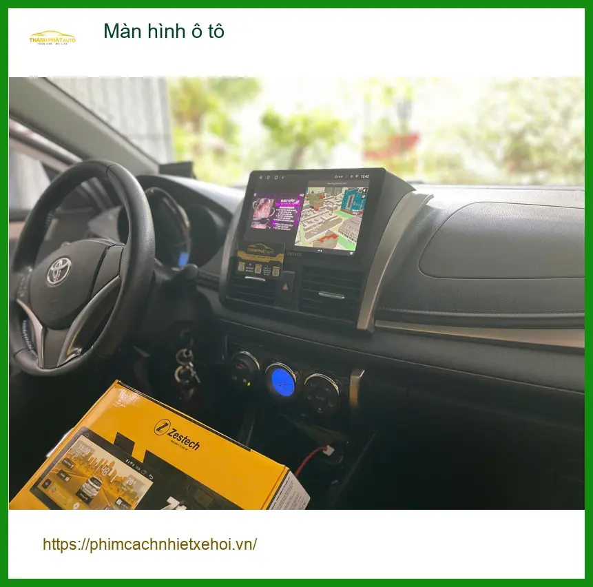 Anh Khang lắp màn hình ô tô cho Hyundai Accent tại Quận 10 để tiện lợi hơn ảnh thực tế 2