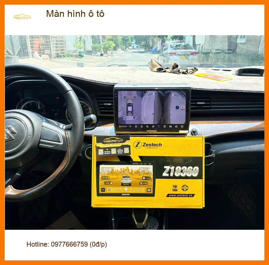 Anh Long lắp màn hình ô tô Ford Everest tại Cần Giờ vì màn hình zin không có camera lùi ảnh thực tế 3