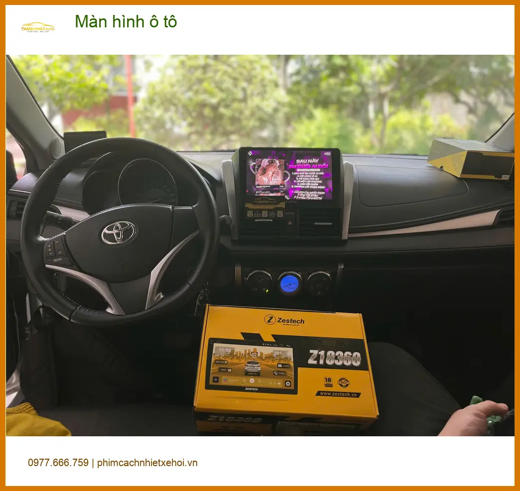 Anh Khang lắp màn hình ô tô cho Hyundai Accent tại Quận 10 để tiện lợi hơn ảnh thực tế 5