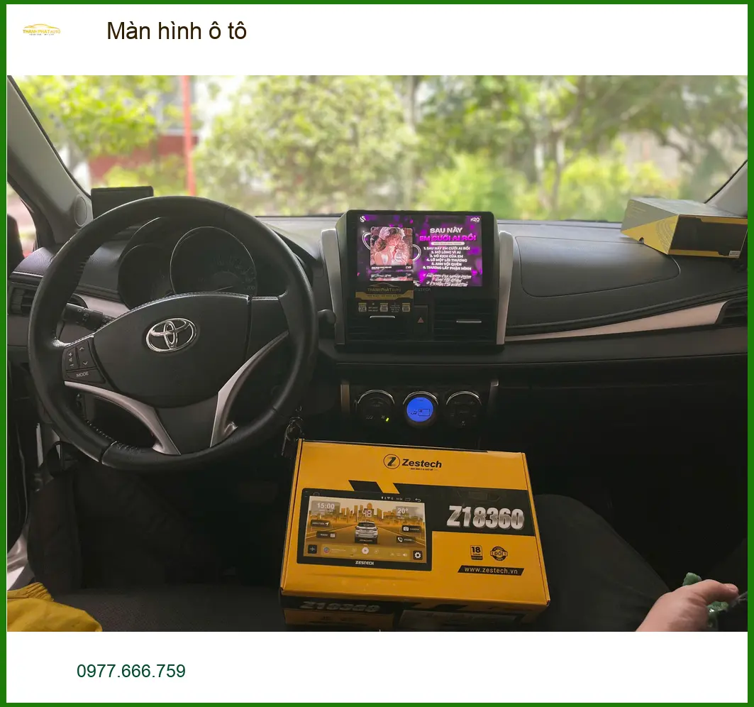 Anh Khải nâng cấp màn hình ô tô cho Honda HR-V tại Quận 9 để có thêm nhiều tiện ích giải trí ảnh thực tế 2