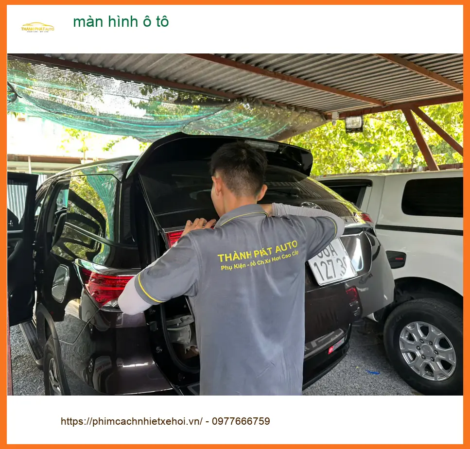 Anh Khang nâng cấp màn hình ô tô cho Hyundai Accent tại Quận 7