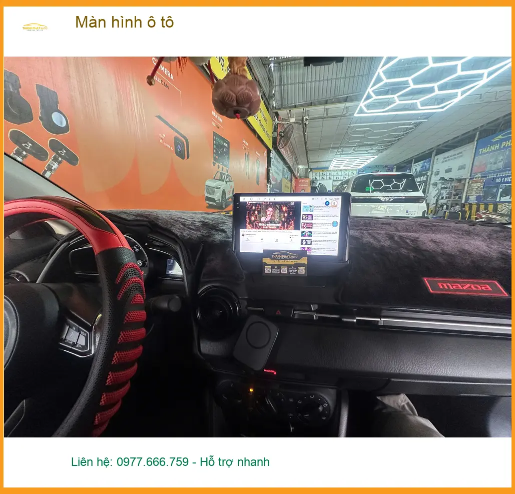 Anh Dũng lắp màn hình ô tô cho Honda CRV tại Quận 2 để nâng cấp trải nghiệm lái