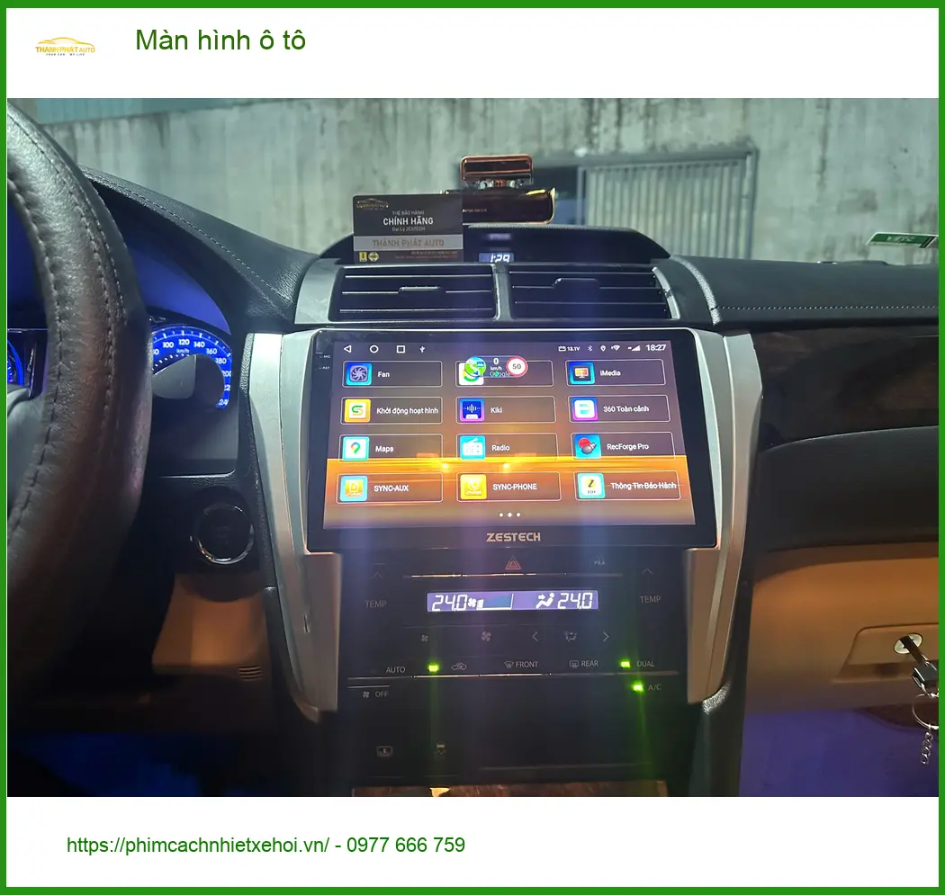 Anh Duy lắp Màn hình ô tô cao cấp cho Ford Everest tại Quận Phú Nhuận