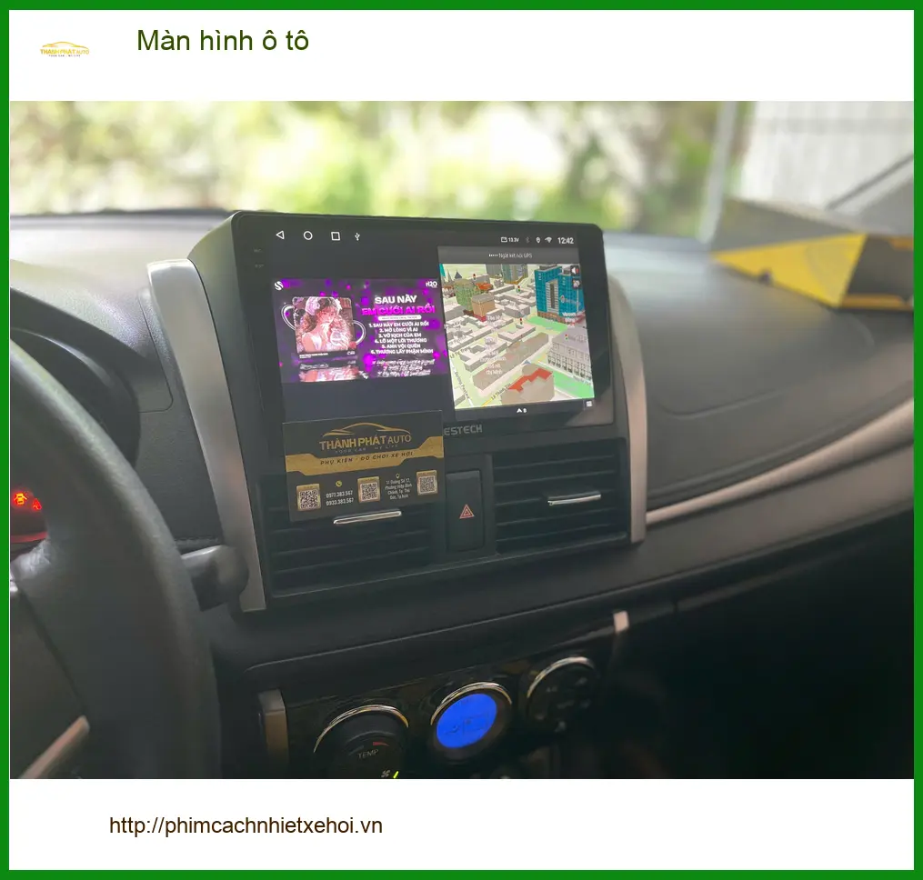 Anh Phát lắp màn hình ô tô cho Honda CRV tại Quận 3 vì màn hình zin quá cũ ảnh thực tế 4