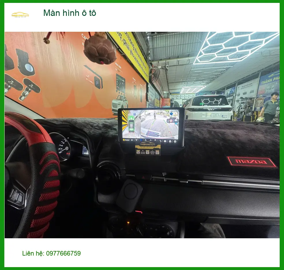 Cô Sương nâng cấp màn hình ô tô cho Honda CRV tại Quận Tân Phú vì màn zin quá cũ ảnh thực tế 3