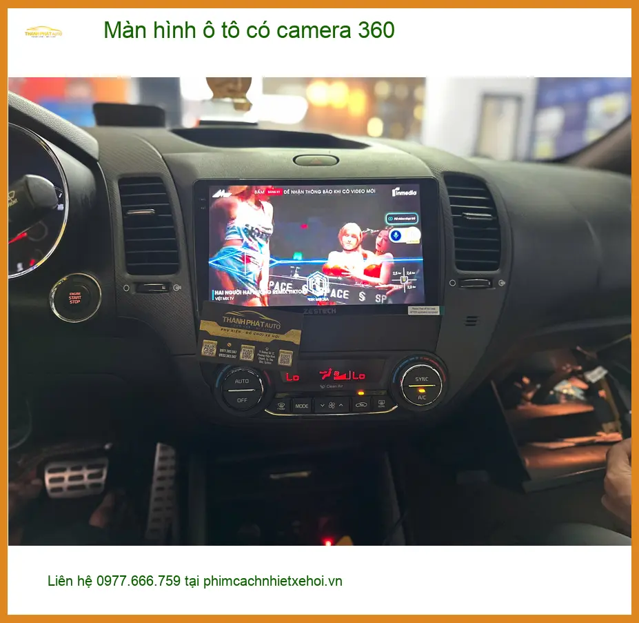 Anh Khang lắp màn hình ô tô camera 360 cho Ford Everest Quận Tân Bình ảnh thực tế 3