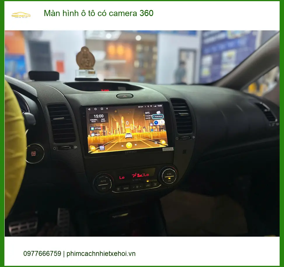 Anh Quốc Anh nâng cấp màn hình ô tô camera 360 cho Hyundai Kona tại Phú Nhuận