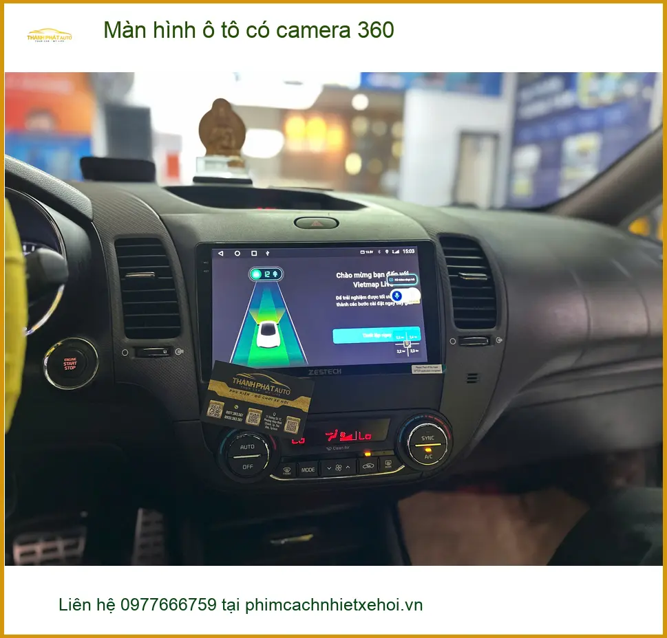 Anh Quốc Anh nâng cấp màn hình ô tô camera 360 cho Hyundai Kona tại Phú Nhuận ảnh thực tế 5