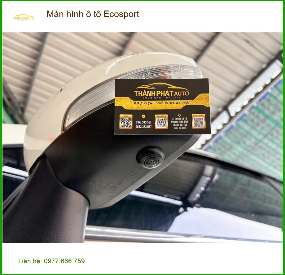 Anh Bách nâng cấp màn hình ô tô Ecosport tại Hóc Môn để giải trí và dẫn đường tiện lợi ảnh thực tế 2