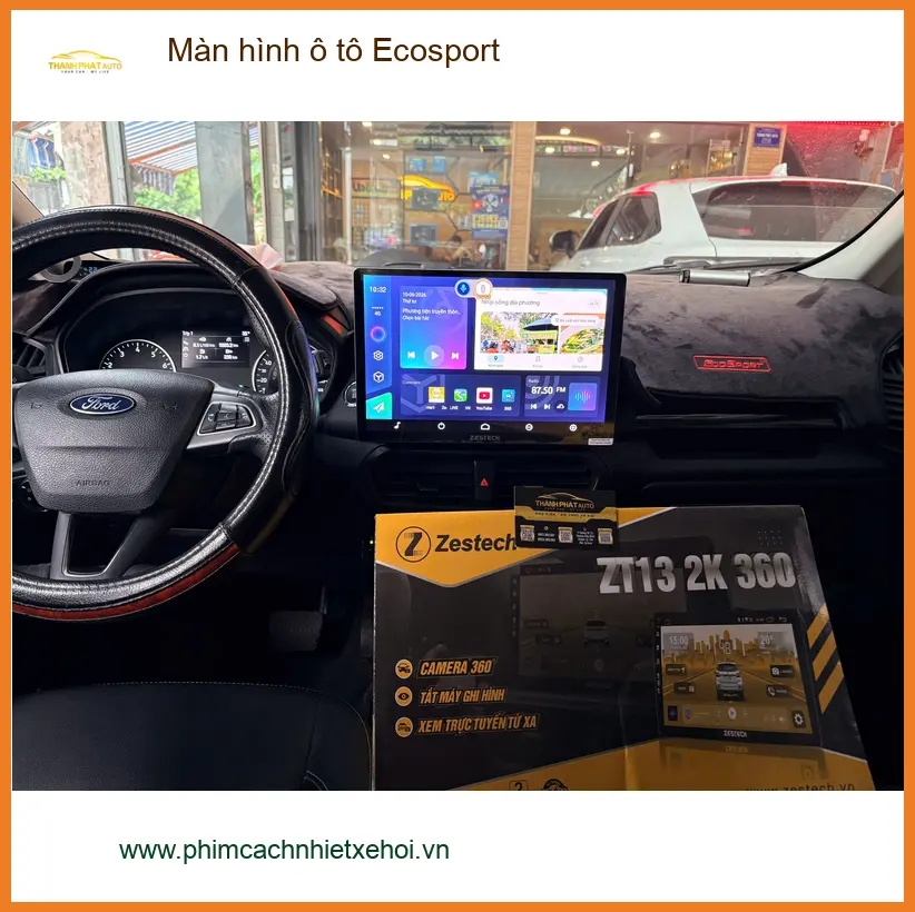 Anh Bách nâng cấp màn hình ô tô Ecosport tại Hóc Môn để giải trí và dẫn đường tiện lợi ảnh thực tế 4