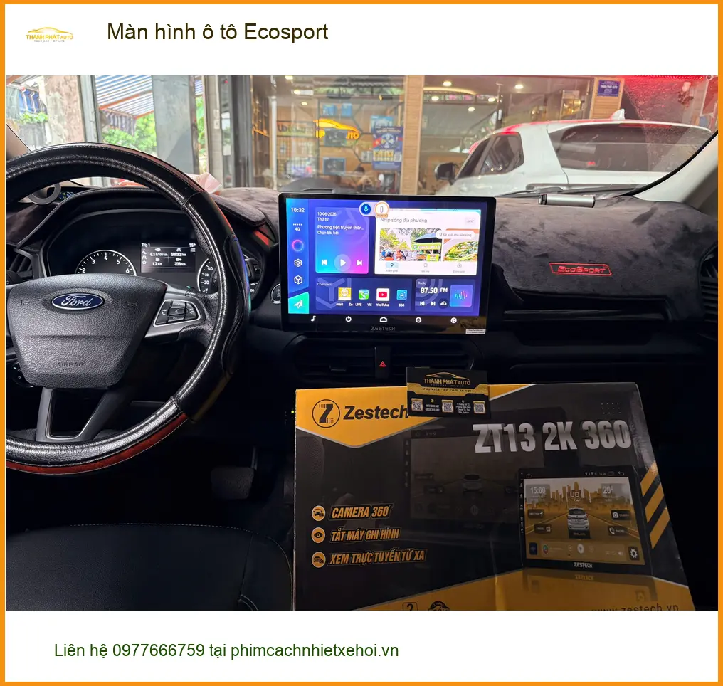 Anh Dũng nâng cấp màn hình ô tô Ecosport chính hãng Quận Bình Thạnh