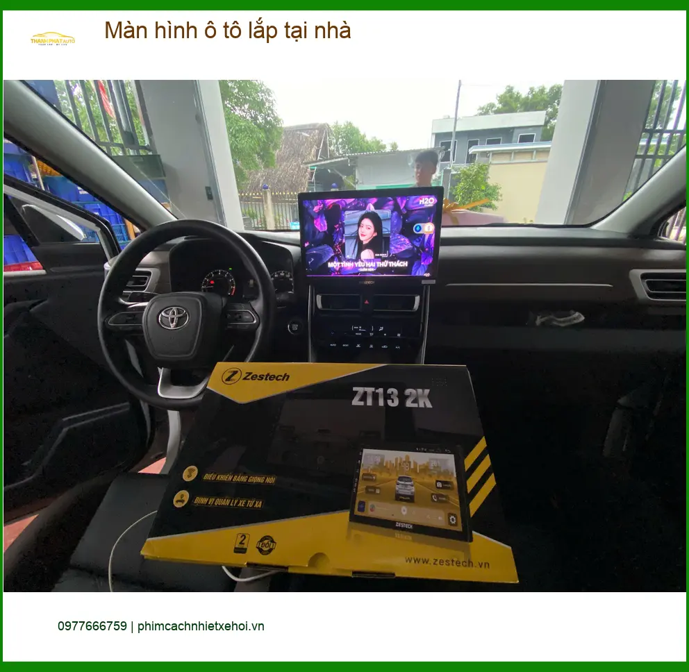 Dịch vụ lắp màn hình ô tô tại nhà cho Anh Quang Hyundai Accent ở Hóc Môn uy tín ảnh thực tế 2