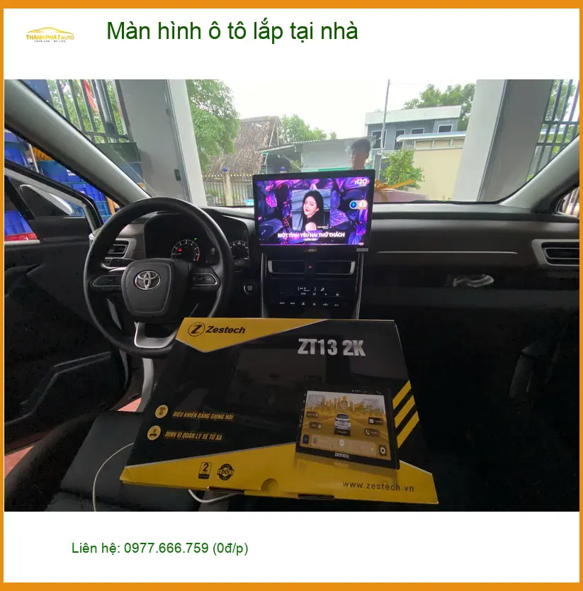 Bác Hưng lắp màn hình ô tô tại nhà Honda HR-V Quận 10 tránh mất thời gian