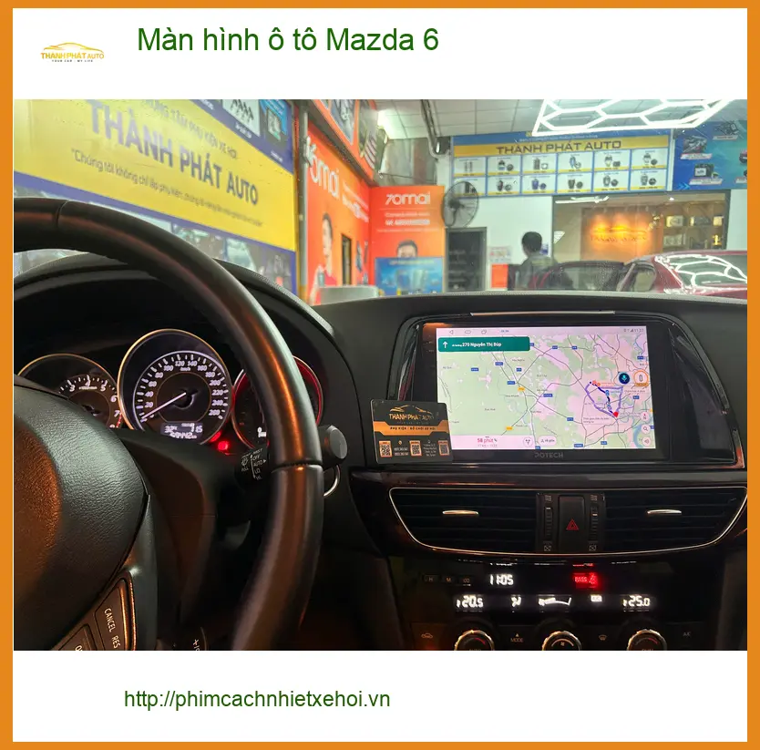 Anh Tùng lắp màn hình ô tô Mazda 6 tại Quận 5 để nâng tầm trải nghiệm lái xe ảnh thực tế 4