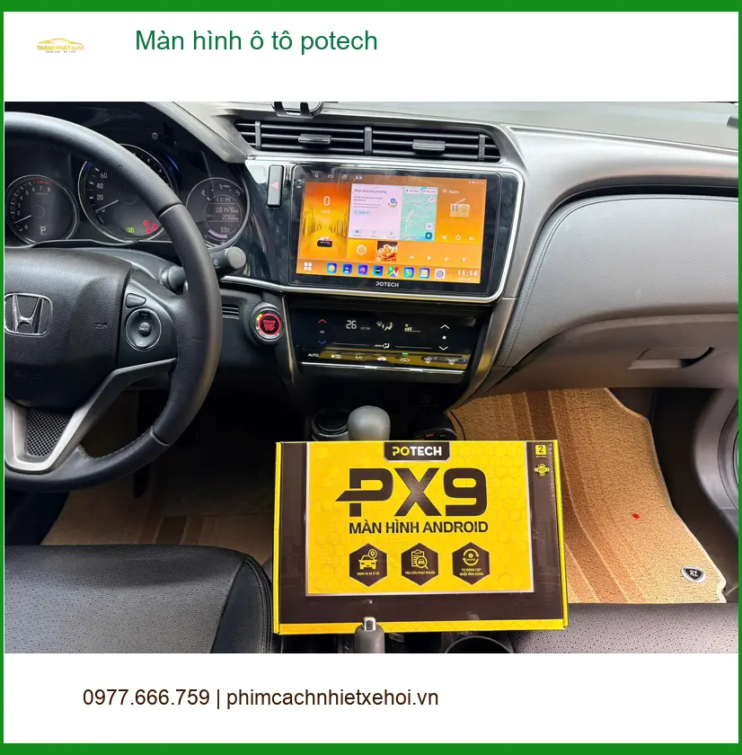 Anh Dũng lắp Màn hình ô tô potech cho Honda CR-V tại Quận Bình Thạnh ảnh thực tế 2