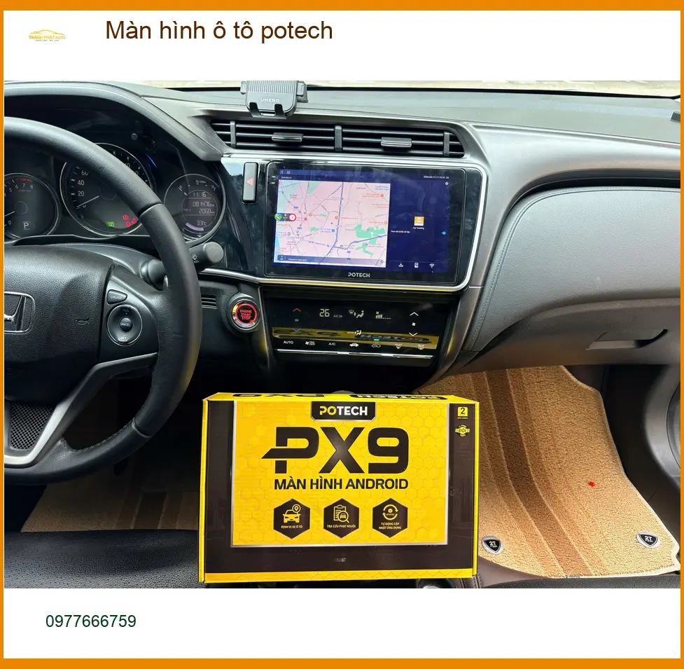 Anh Dũng lắp Màn hình ô tô potech cho Honda CR-V tại Quận Bình Thạnh ảnh thực tế 5