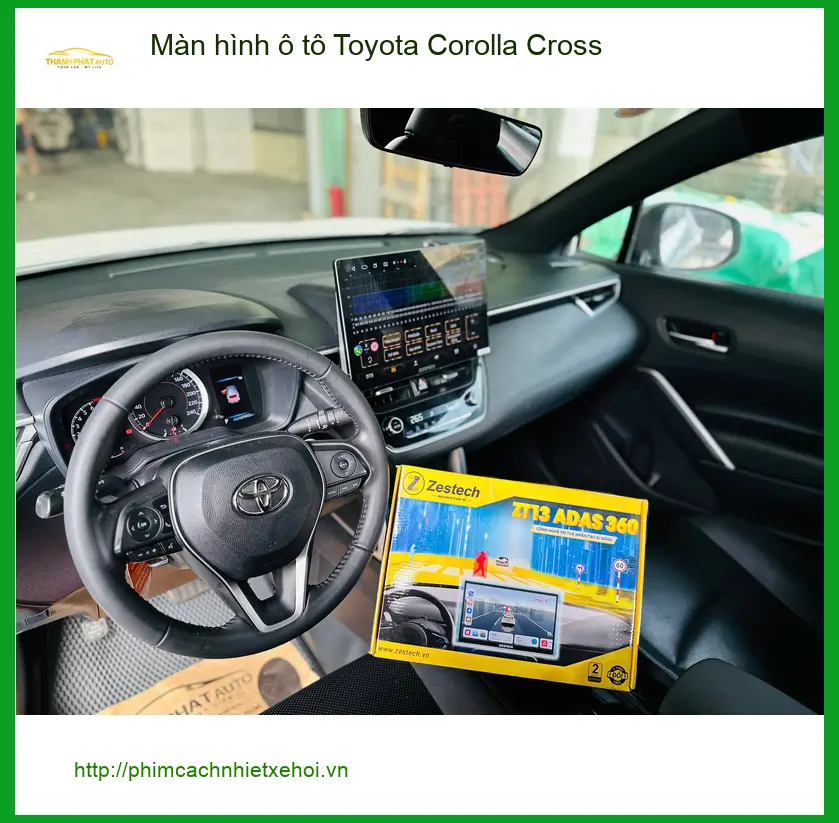 Anh Dũng nâng cấp màn hình Android cho Toyota Corolla Cross tại Bình Tân ảnh thực tế 3