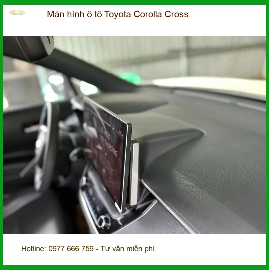 Anh Minh lắp màn hình ô tô Toyota Corolla Cross tại Quận 9 uy tín ảnh thực tế 2
