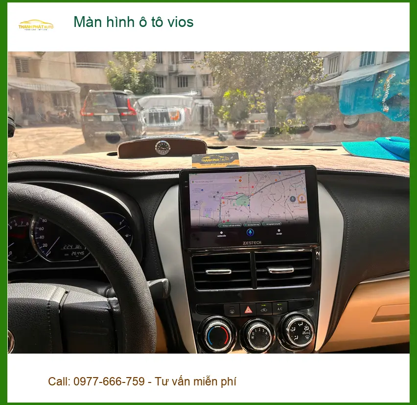 Khách An lắp màn hình ô tô Vios tại Quận Thủ Đức để nâng tầm tiện ích giải trí ảnh thực tế 2