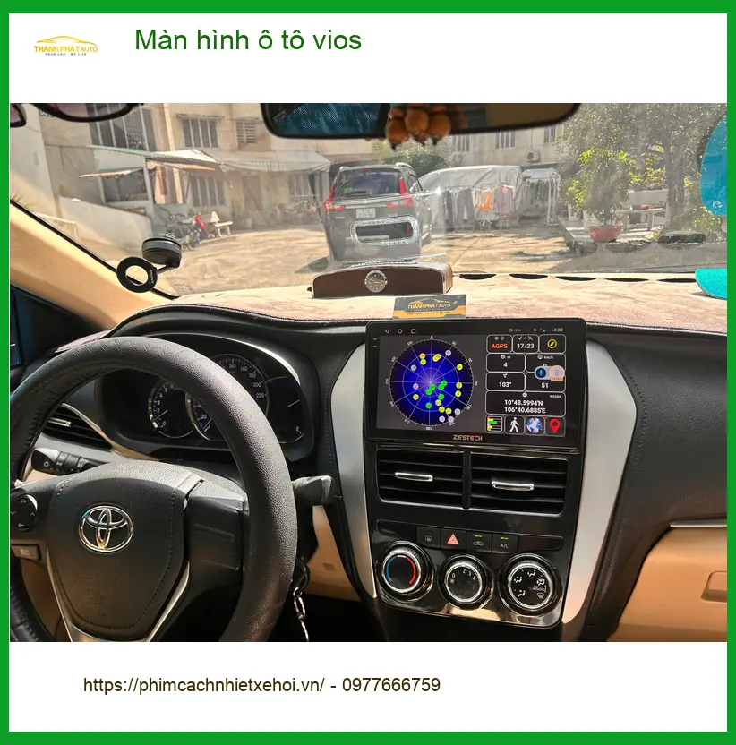 Khách An lắp màn hình ô tô Vios tại Quận Thủ Đức để nâng tầm tiện ích giải trí ảnh thực tế 3