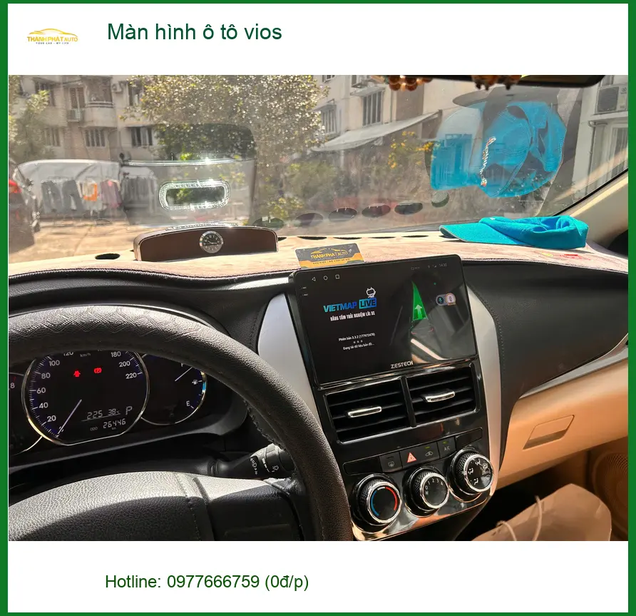 Khách An lắp màn hình ô tô Vios tại Quận Thủ Đức để nâng tầm tiện ích giải trí ảnh thực tế 4