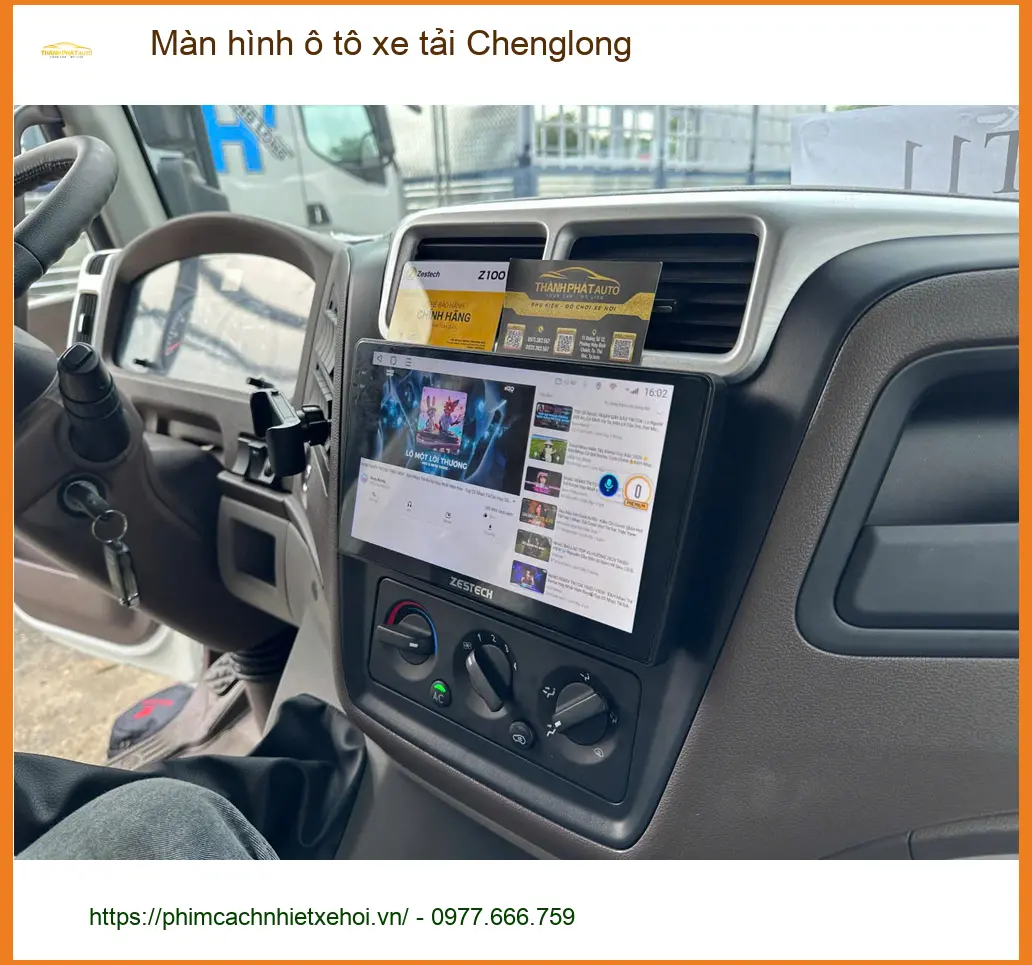 Chú Vĩnh lắp màn hình ô tô Chenglong ở Quận 12 vì cần hiển thị rõ hơn ảnh thực tế 3
