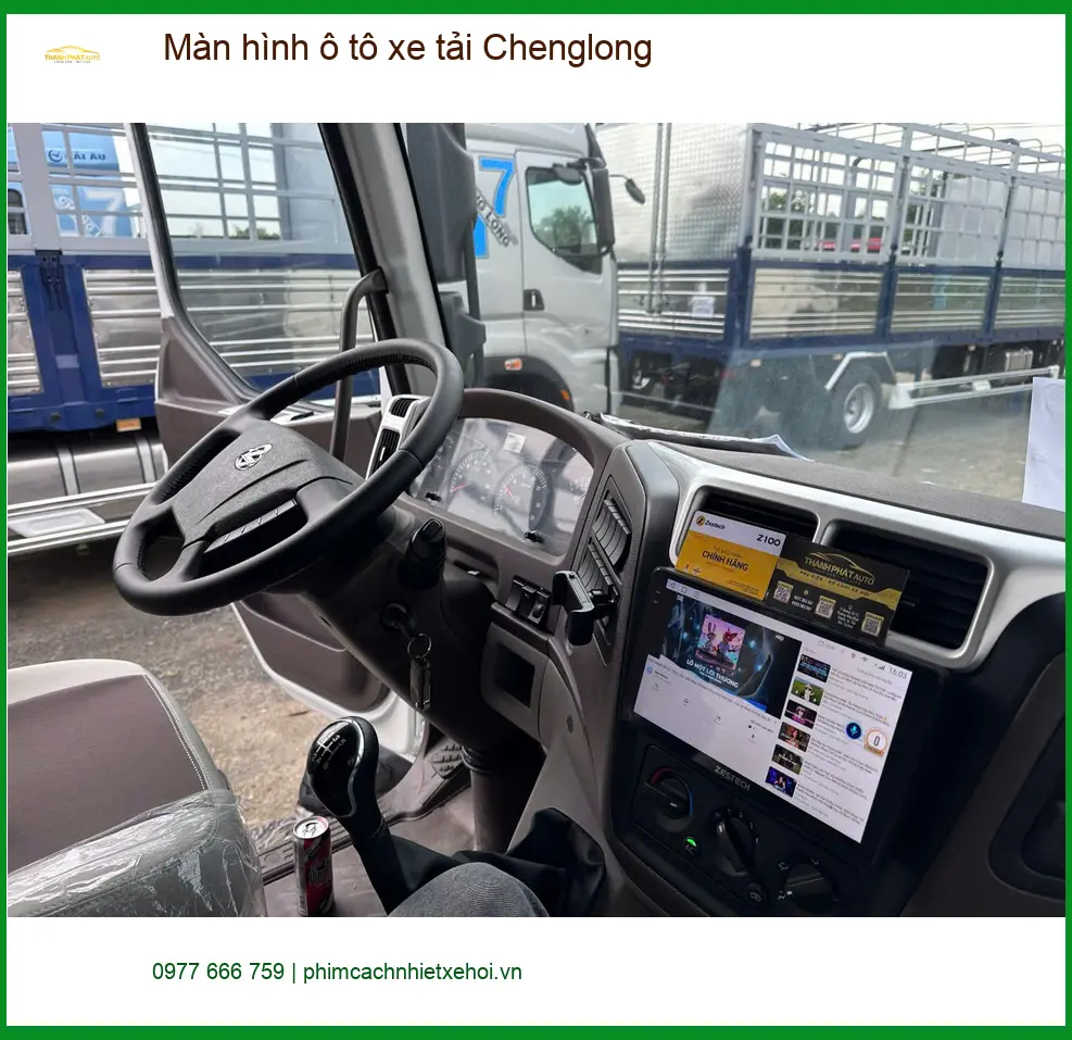 Chú Vĩnh lắp màn hình ô tô Chenglong ở Quận 12 vì cần hiển thị rõ hơn ảnh thực tế 4