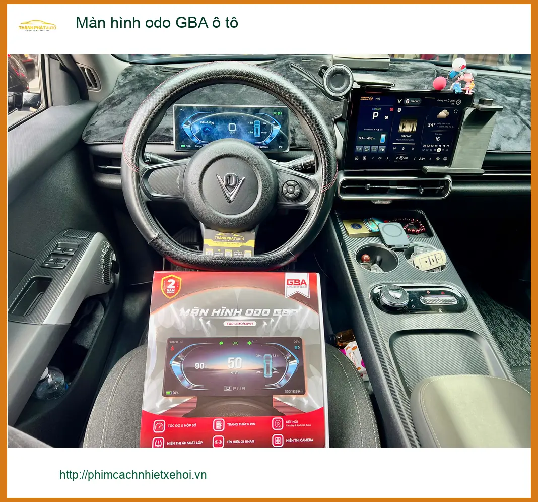 Chị Thảo lắp Màn hình odo GBA ô tô chính hãng cho Hyundai Creta tại Hóc Môn ảnh thực tế 2