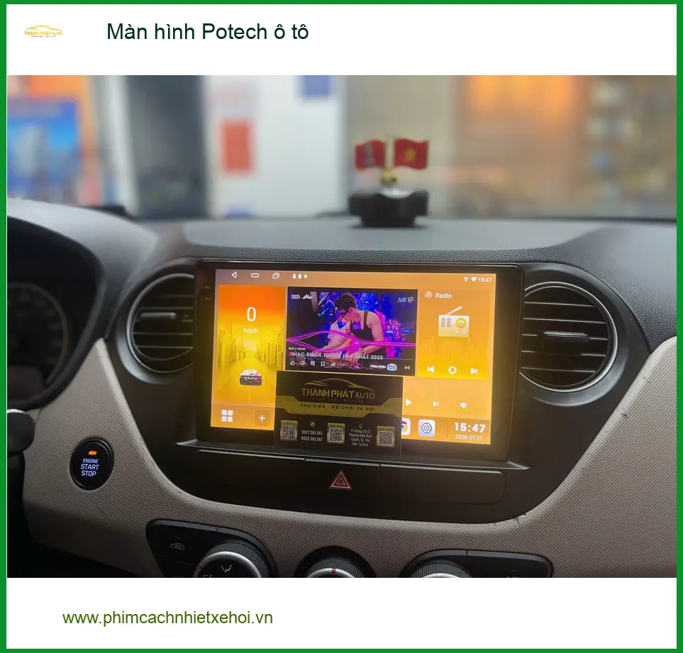 Anh Minh nâng cấp màn hình Potech ô tô cho Mazda CX-5 tại Bình Chánh ảnh thực tế 2