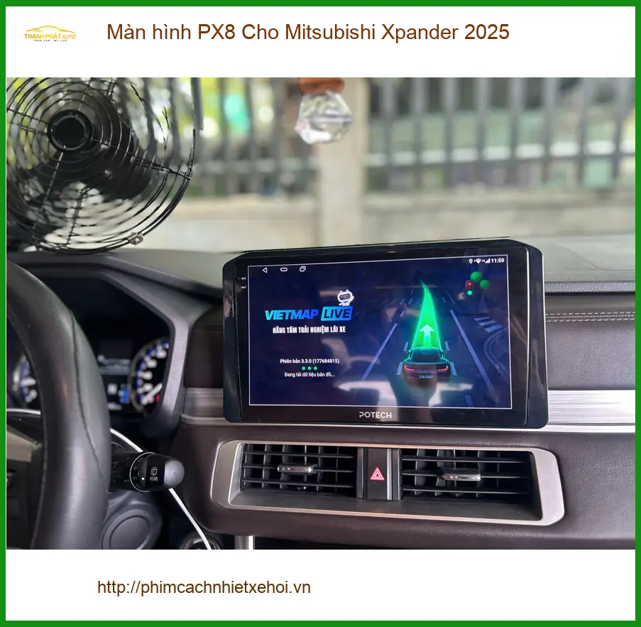 Anh Quang lắp Màn hình PX8 cho Xpander 2025 ở Quận Tân Bình ảnh thực tế 2