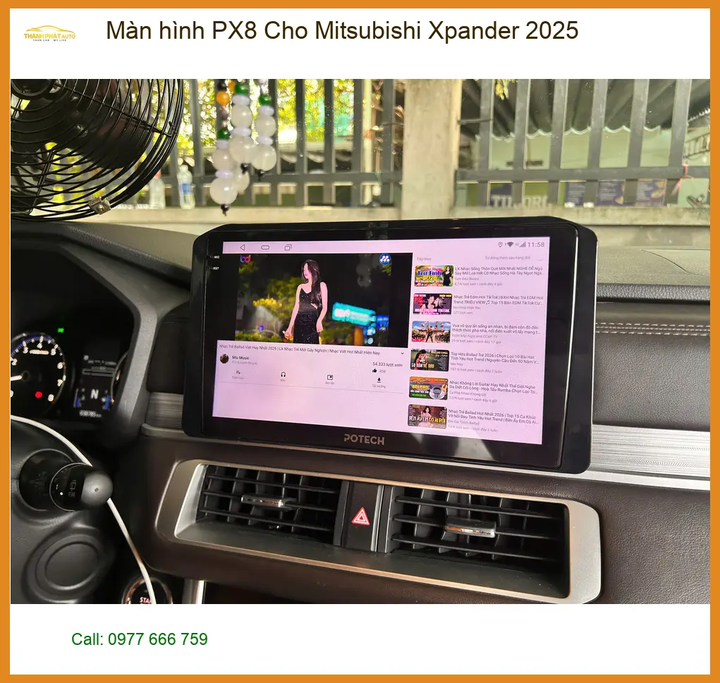 Anh Quang lắp Màn hình PX8 cho Xpander 2025 ở Quận Tân Bình ảnh thực tế 4