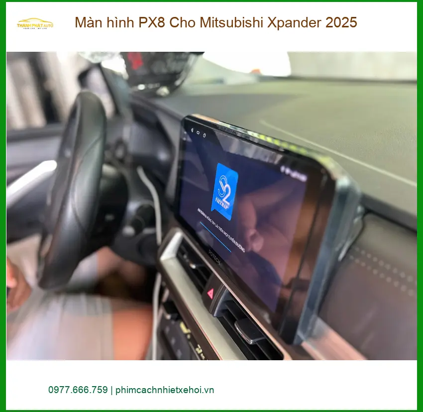 Anh Quang lắp Màn hình PX8 cho Xpander 2025 ở Quận Tân Bình ảnh thực tế 5