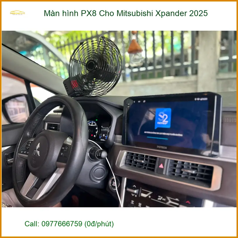 Anh Quang lắp màn hình PX8 cho Mitsubishi Xpander 2025 tại Gò Vấp để tận hưởng công nghệ mới ảnh thực tế 5