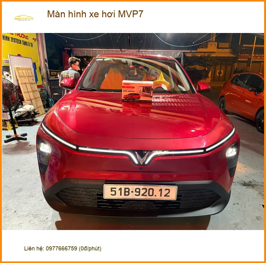 Chị Thảo lắp Màn hình xe hơi MVP7 cho Honda CR-V tại Quận 7 để giải trí ảnh thực tế 2