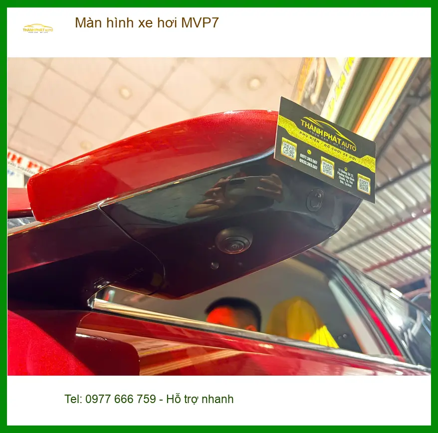Chị Thảo lắp Màn hình xe hơi MVP7 cho Honda CR-V tại Quận 7 để giải trí ảnh thực tế 3