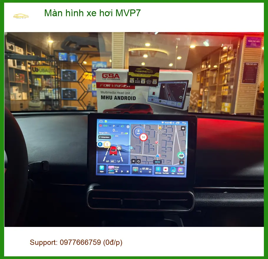 Chú Minh lắp màn hình xe hơi MVP7 cho Honda CR-V tại Quận 2 vì màn cũ bị đơ